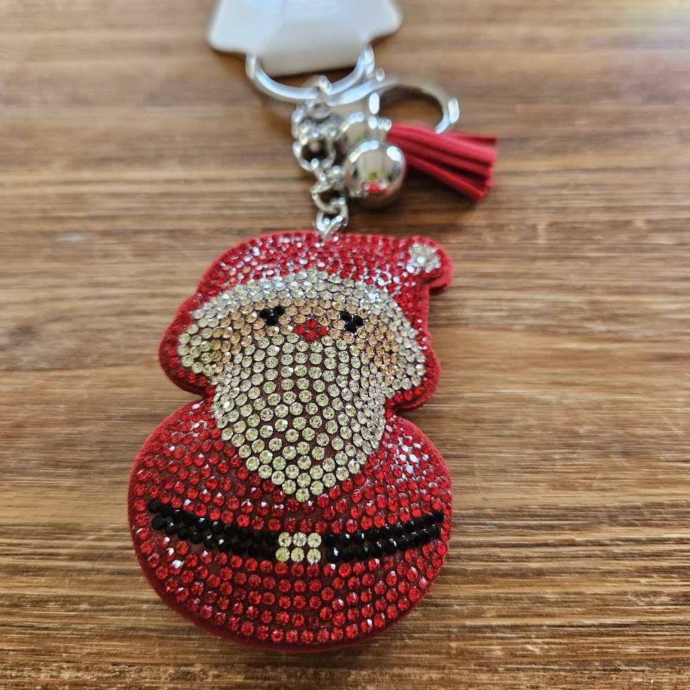 DIVAS LiMiTED Santa Key Holder - Red and Silver